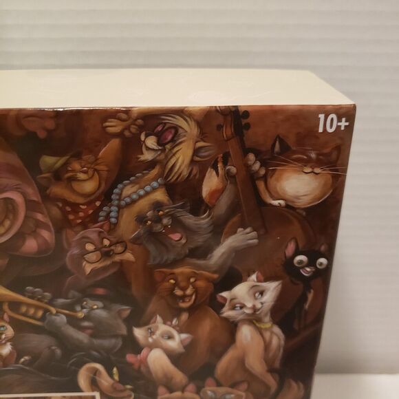 Disney Cats and Dogs Two-Sided Jigsaw Puzzle 1000 Pieces Aristocats Pluto Stitch - Picture 6 of 7